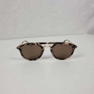 Krewe Gravier Womens Sunglasses Matte Sunday Tortoise 18K 51mm Premium Hard Case